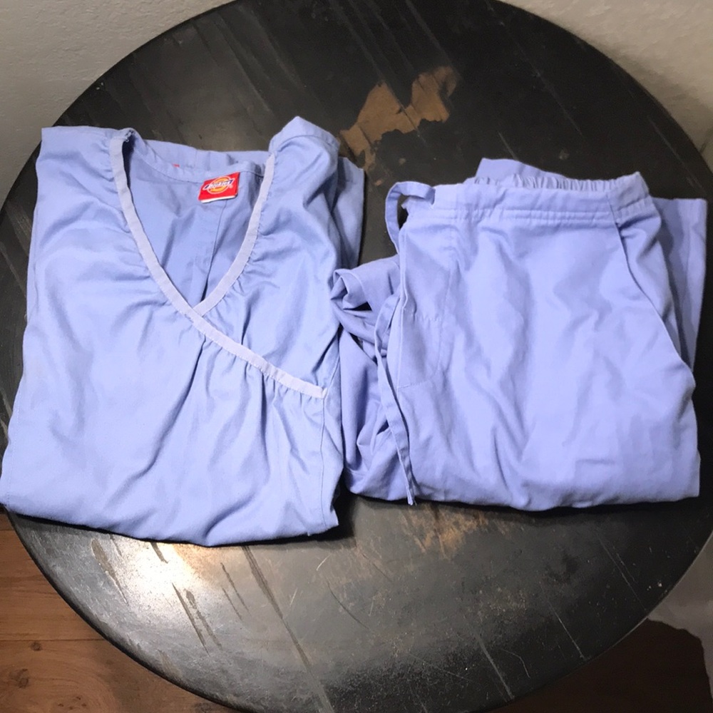 Dickies XSP dusty blue Scrub set
